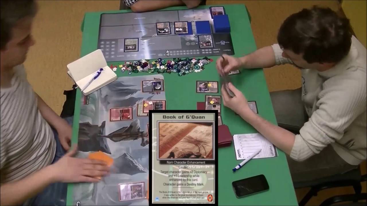 Babylon 5 CCG - Game - G'Kar vs. Sinclair vs. Bester