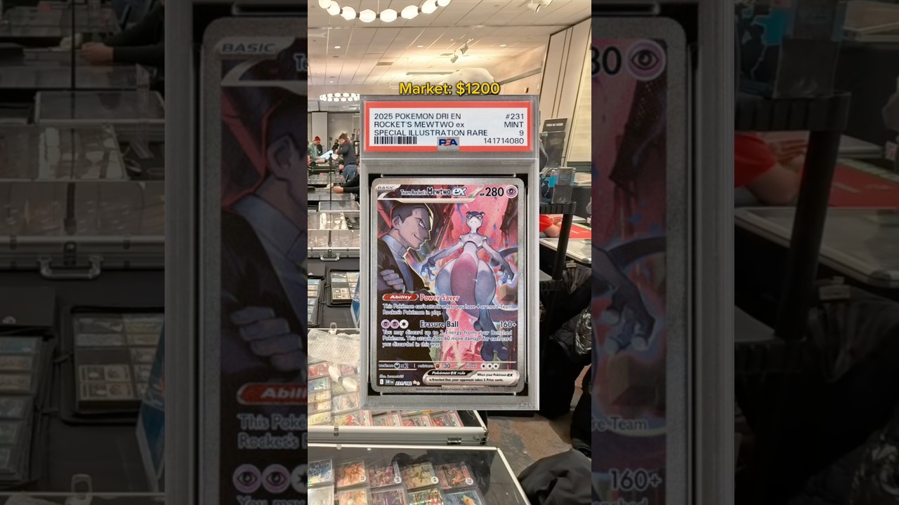 He decided to sell his PSA 10 Destined Rivals Mewtwo SIR 🔥🔥
