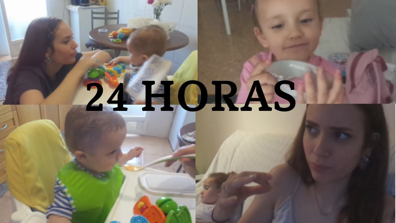 24 HORAS SIENDO MAMÁ DE DOS NIÑOS