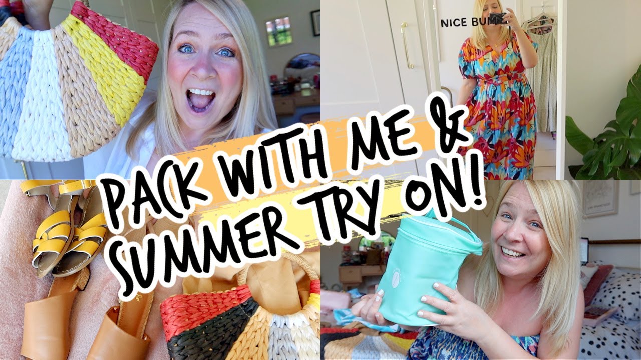 PACK WITH ME & TRY ON! Primark & Packing Cubes!
