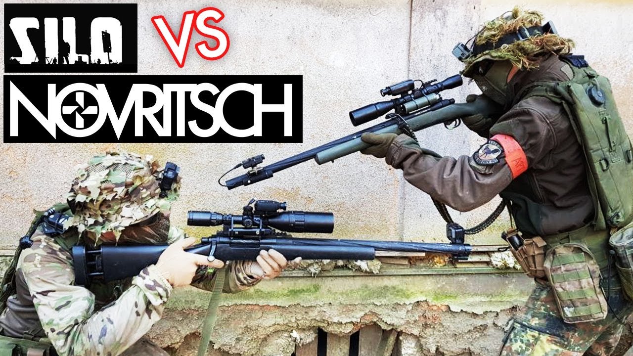 NOVRITSCH vs. SILO ENTERTAINMENT | 1v1 Airsoft Sniper Duel | Part #1