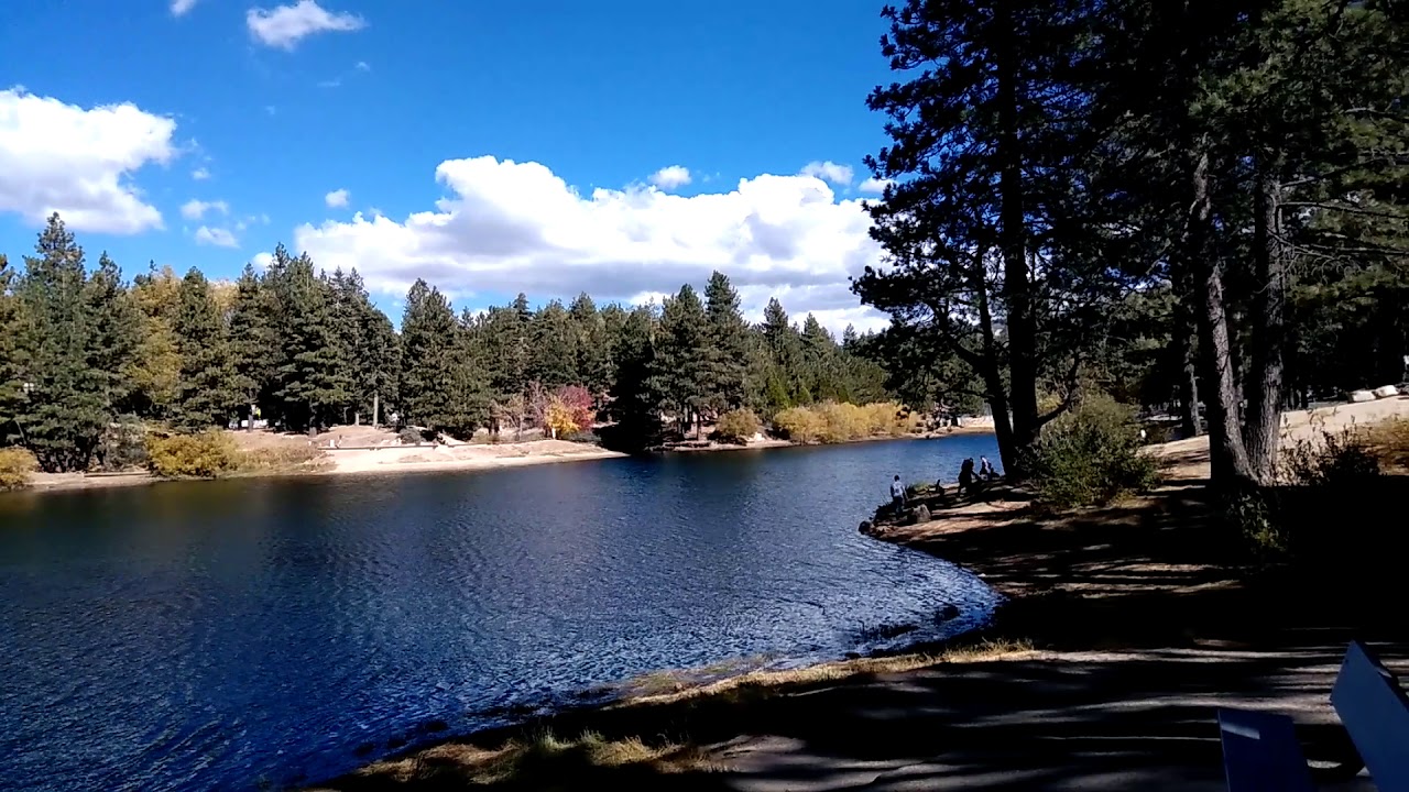 Quaint little town of Green Valley Lake in the San Bernardino Mountains near Big Bear California