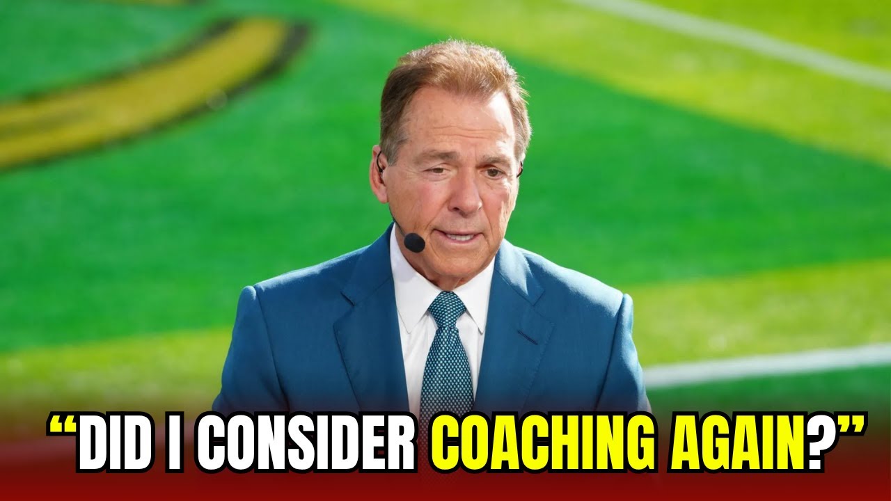 Nick Saban Finally Addresses Rumor About Him Returning To Coaching