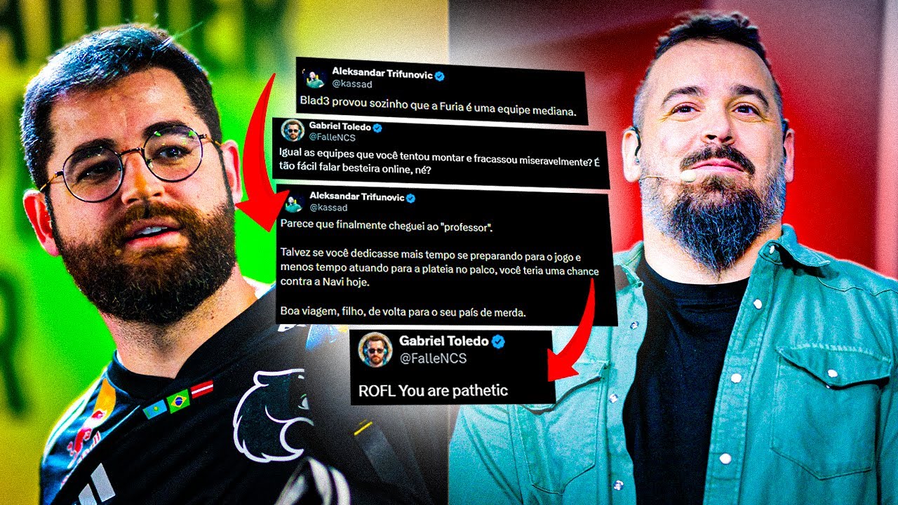 FALLEN JANTOU o EX PLAYER GRINGO no TWITTER! e FER NUNCA MUDA! MUITO DOENTE KKKK