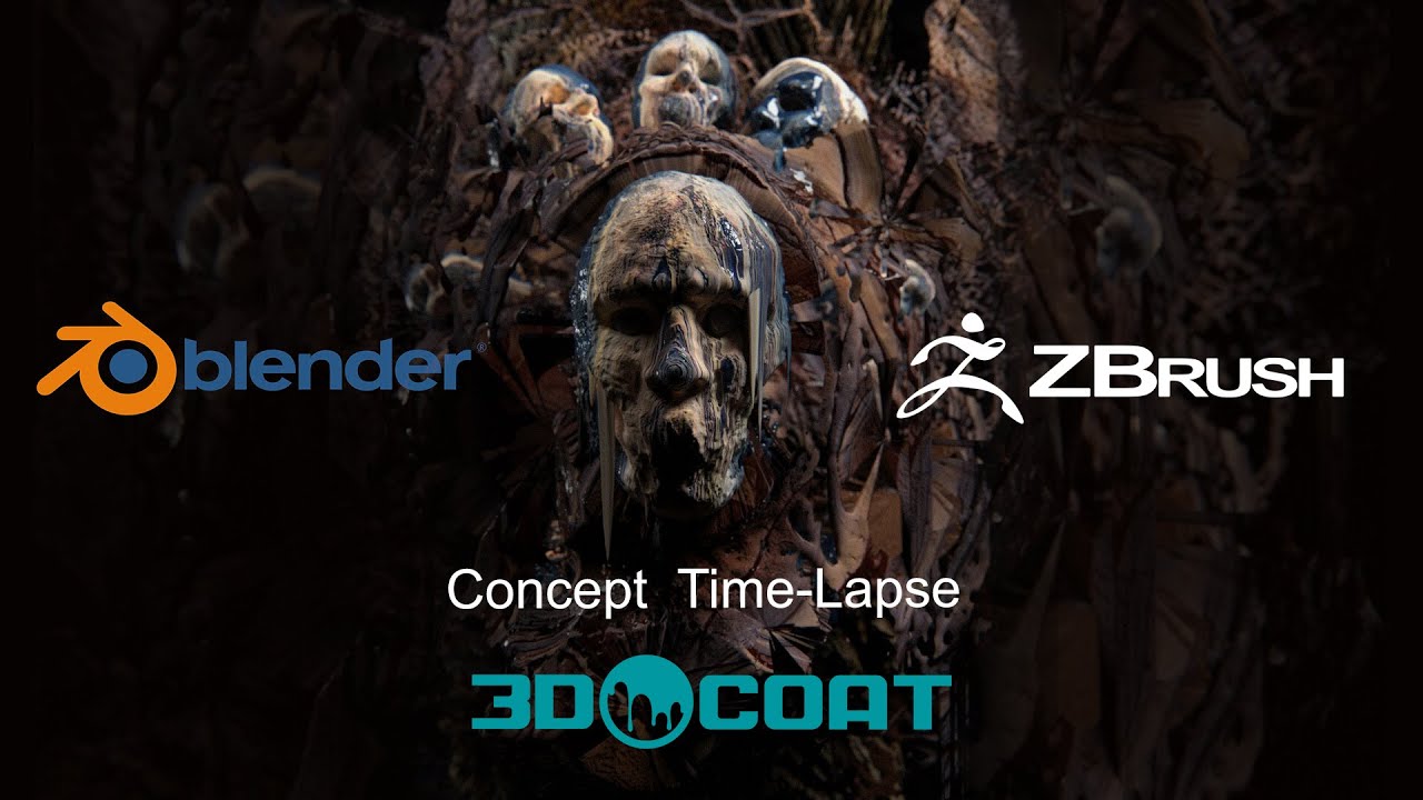 3D Coat+Blender+Zbrush