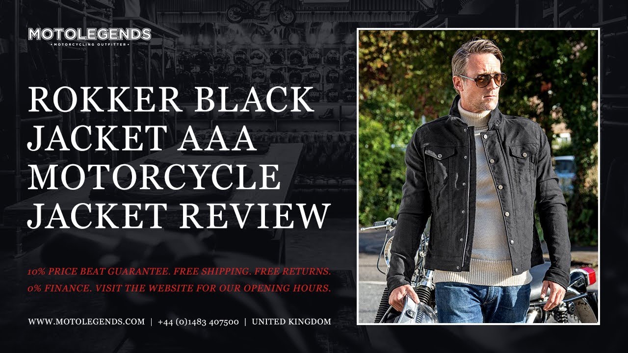 Обзор мотоциклетной куртки Rokker Black Jacket AAA