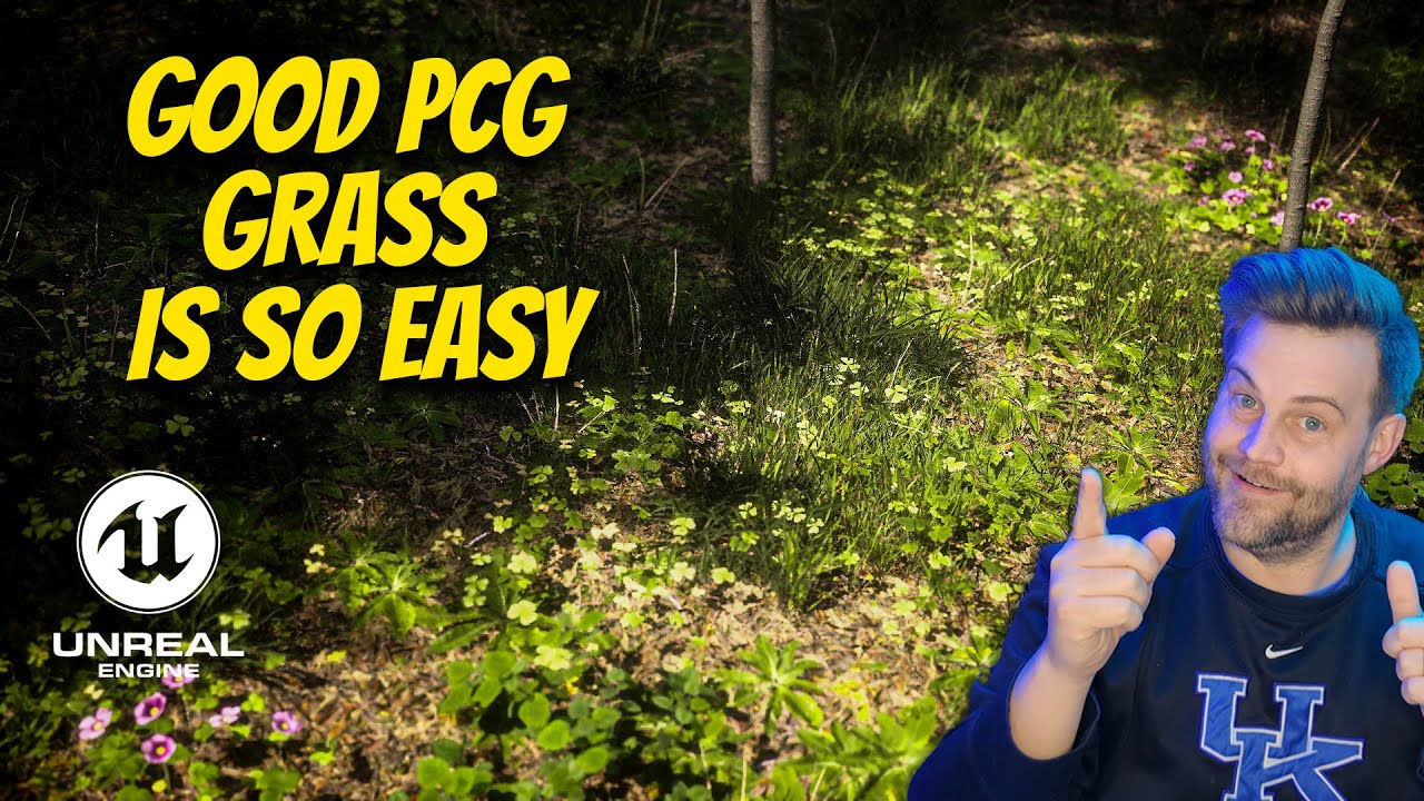 Раскрыта скрытая сила PCG Grass в Unreal Engine 5.7