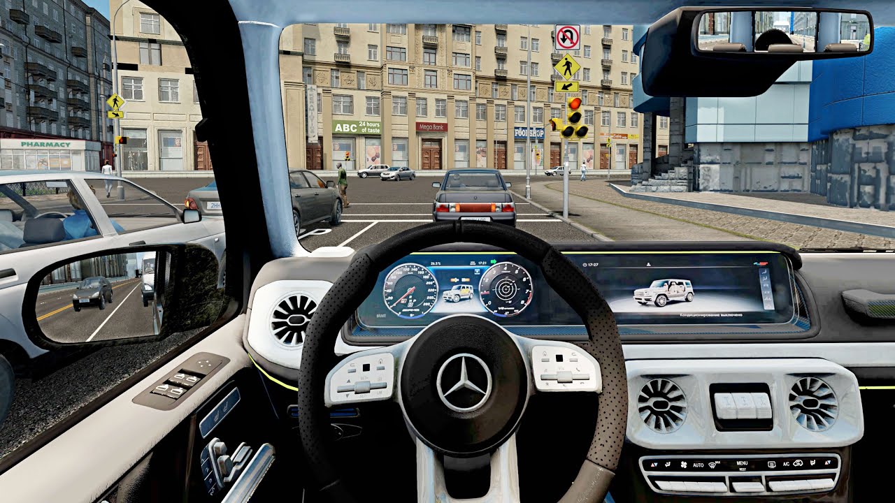 Mercedes Benz W464 G63 AMG - City Car Driving | Logitech G29 Steering Wheel Gameplay