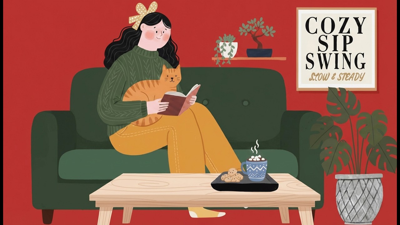 Cozy Sip Swing ☕ Slow & Steady｜1940s Mood｜読書・作業がはかどる、やさしいスウィングジャズBGM