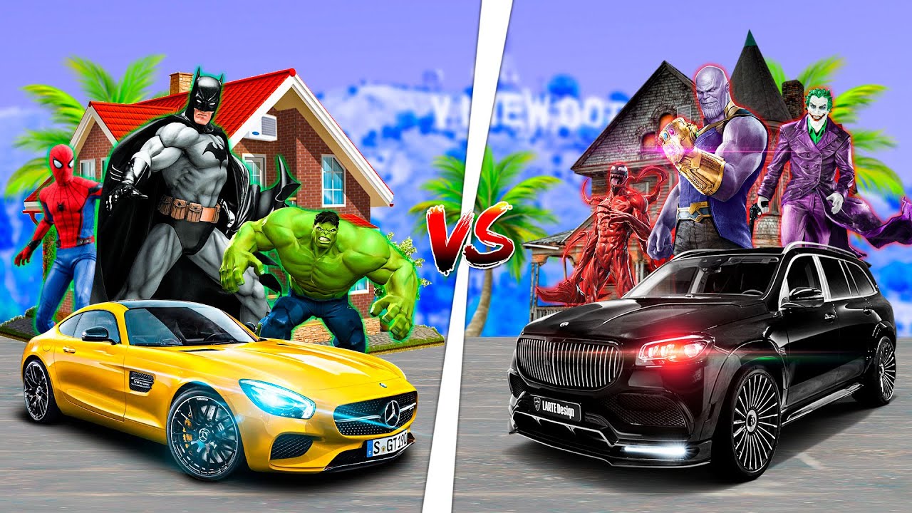 Супергерой сыныбы vs Хоррор сыныбымен жарысуда! (GTA V)