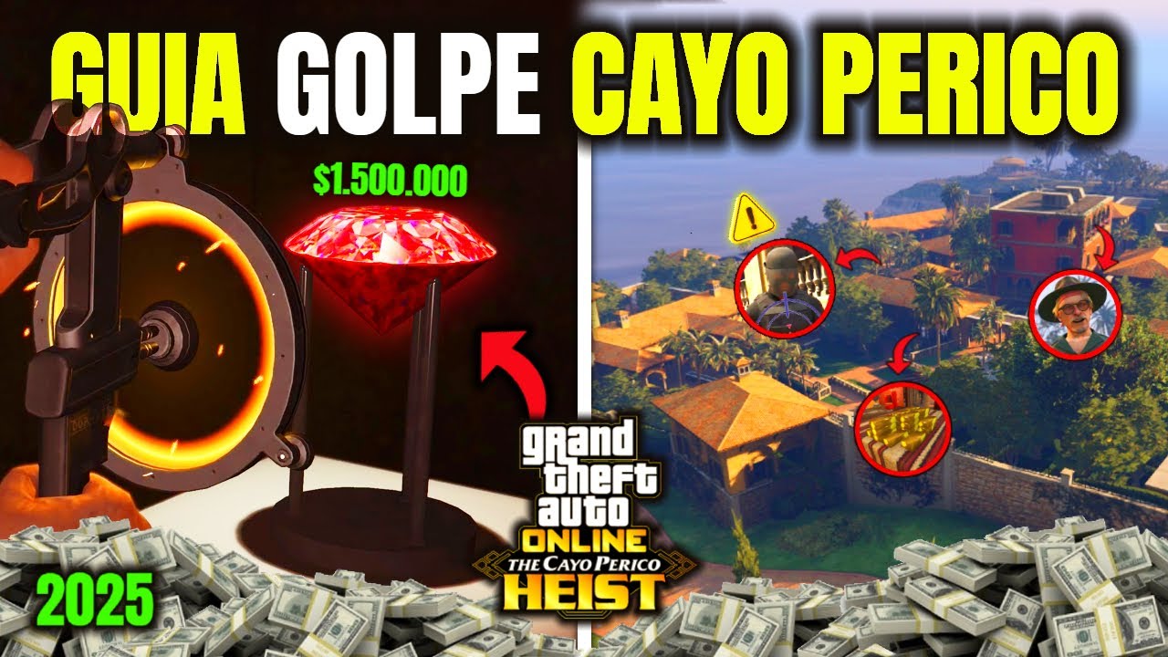 Guía COMPLETA del GOLPE a CAYO PERICO 2025 | KOSATKA, BOTINES, RUTAS, ÉLITE, MODO DIFÍCIL & MÁS