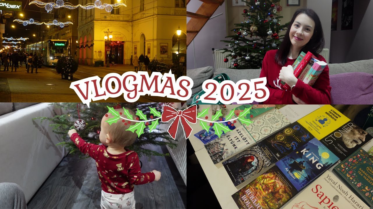 🎄 VLOGMAS 2025 🎁 | Pergamenre hányt szavak