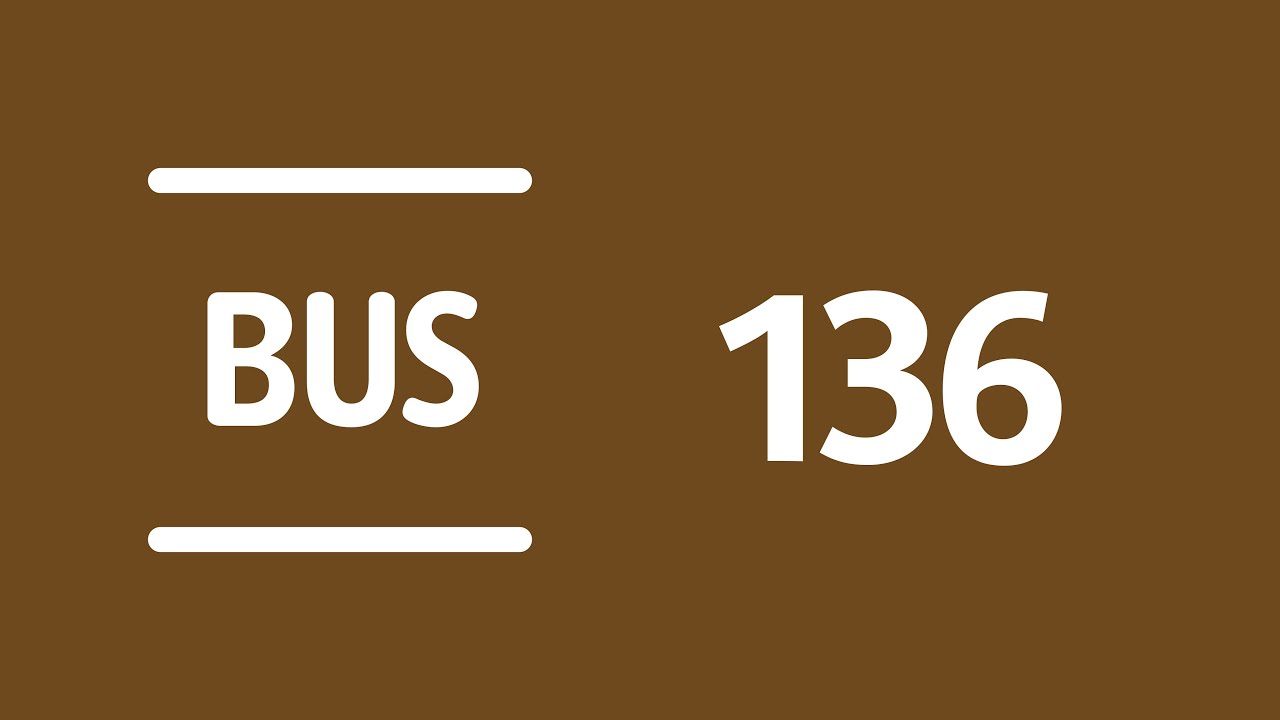 Bus 136, service limité à: Néville – Europe – Métro