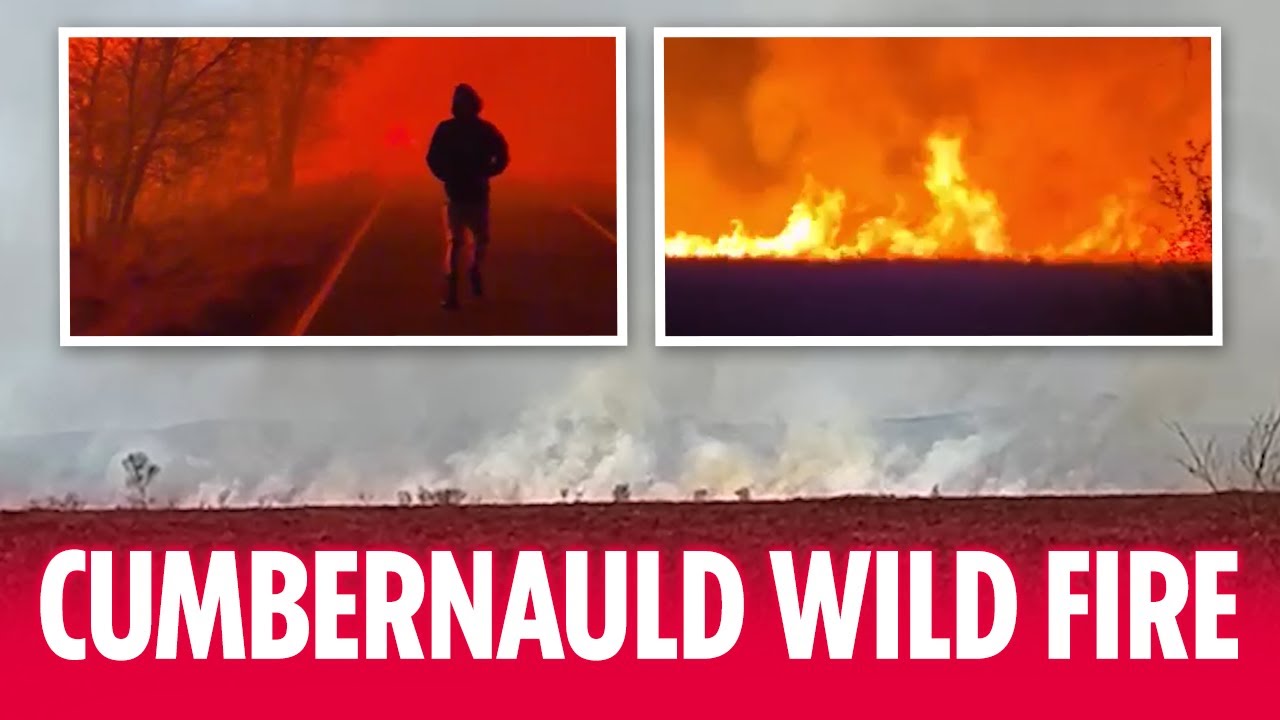 Huge Scottish wildfire still raging as inferno flames visible for miles