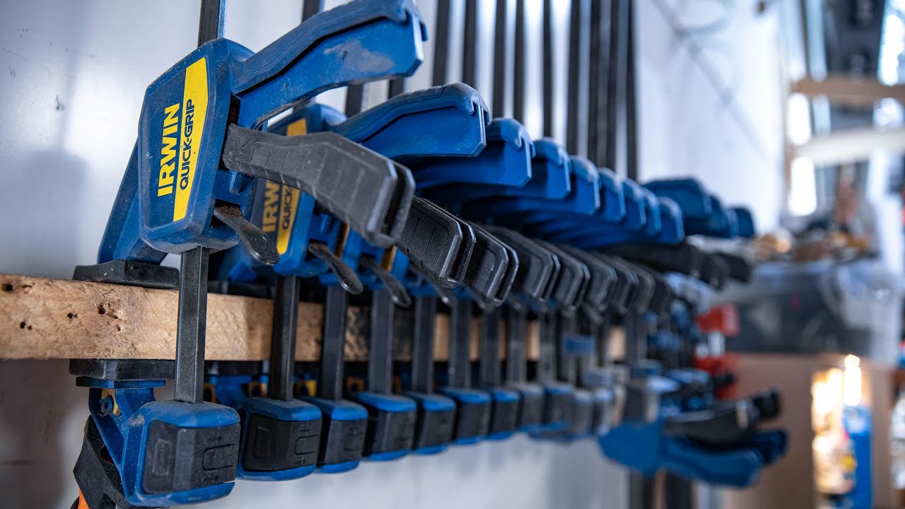How Adam Savage Stores His Clamps!