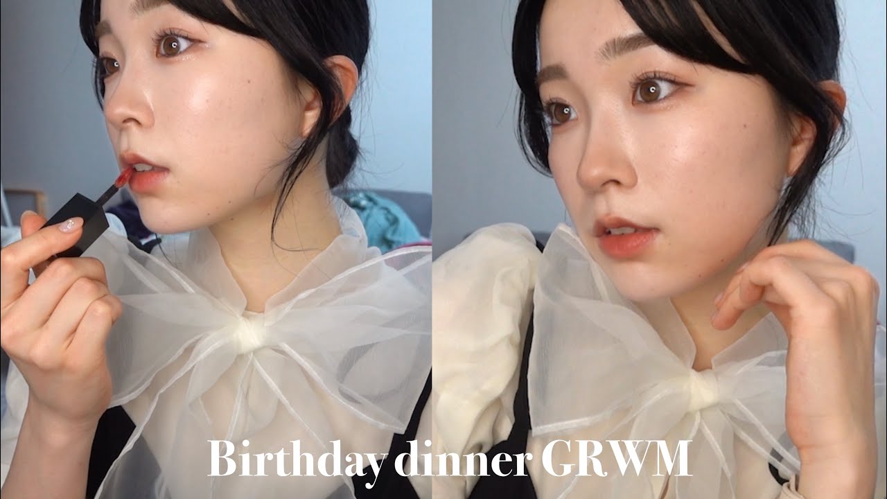 【GRWM】誕生日ディナーに行くから気合い入れて準備する日の特別なGRWM🍷🎂