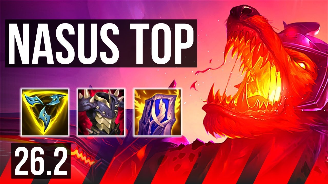 NASUS vs URGOT (TOP) | Good KDA: 8/1/9 | EUW Master | 26.2