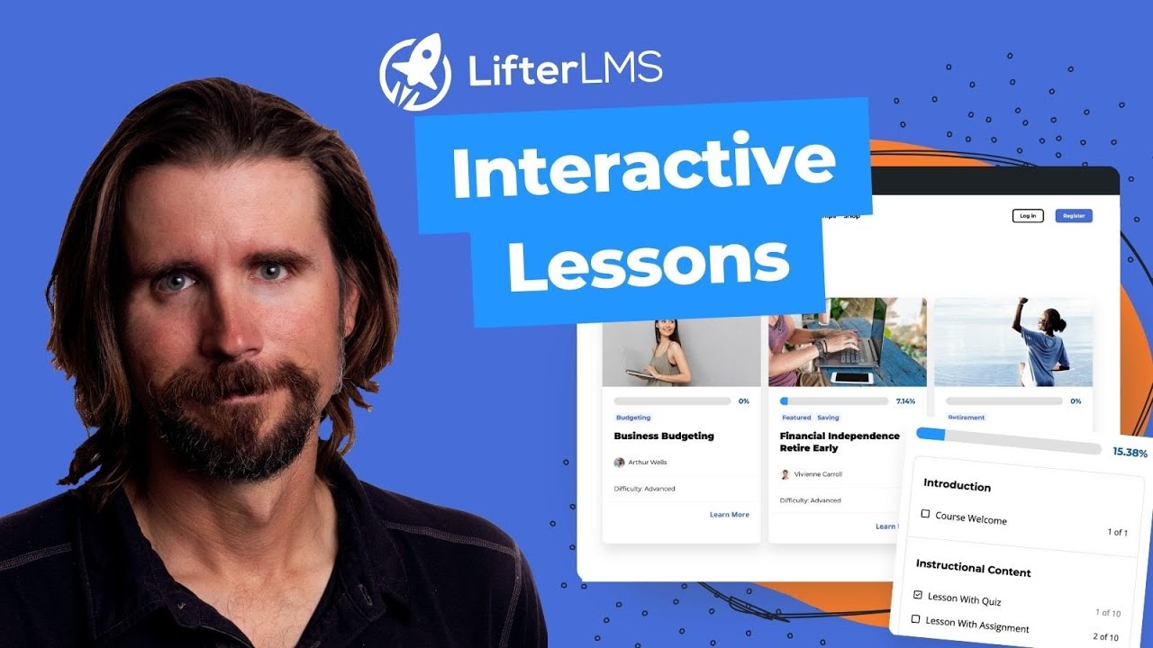 LifterLMS Master Class Series - Interactive Lesson Content