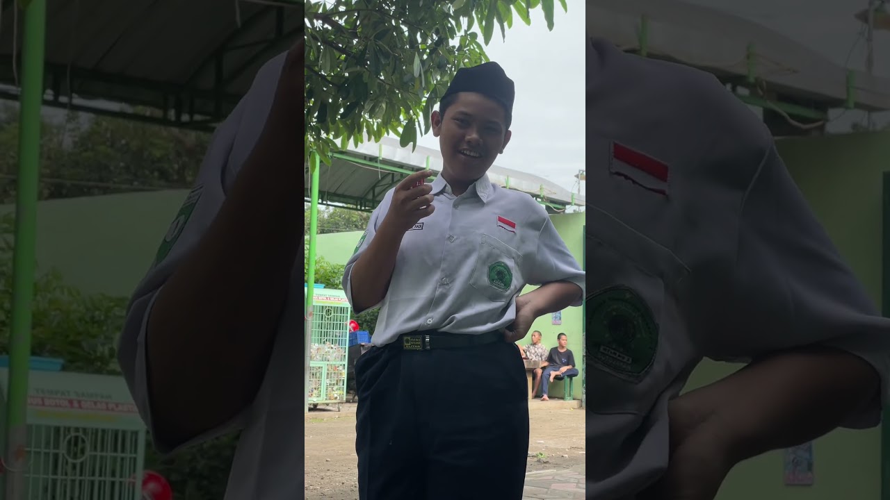 Sekolah memang libur, ning yo pantes e 😅 #santri #shorts