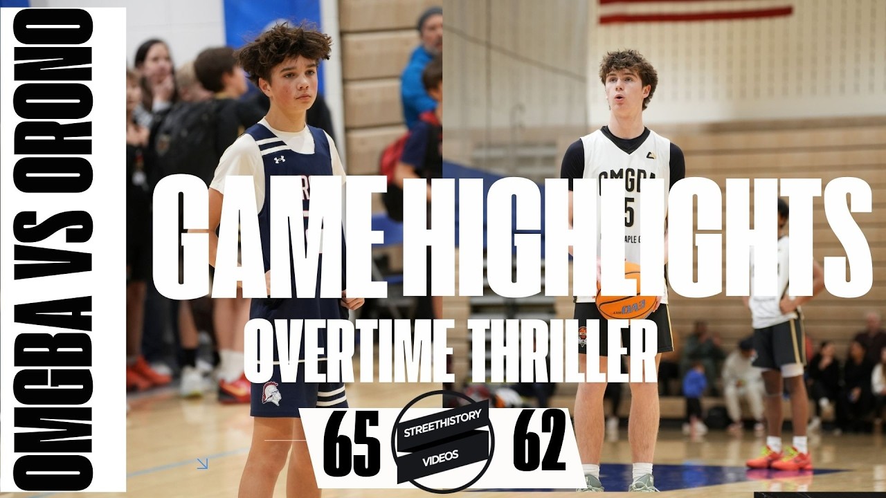 Game Highlights OMGBA v Orono 8A Goes to Overtime!! Travel Boys Basketball