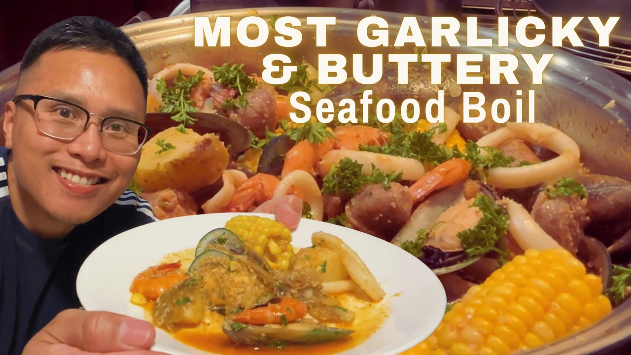 My Most Garlicky & Buttery Seafood Boil Recipe - So Quick & Easy to Make! | Savor with Neil