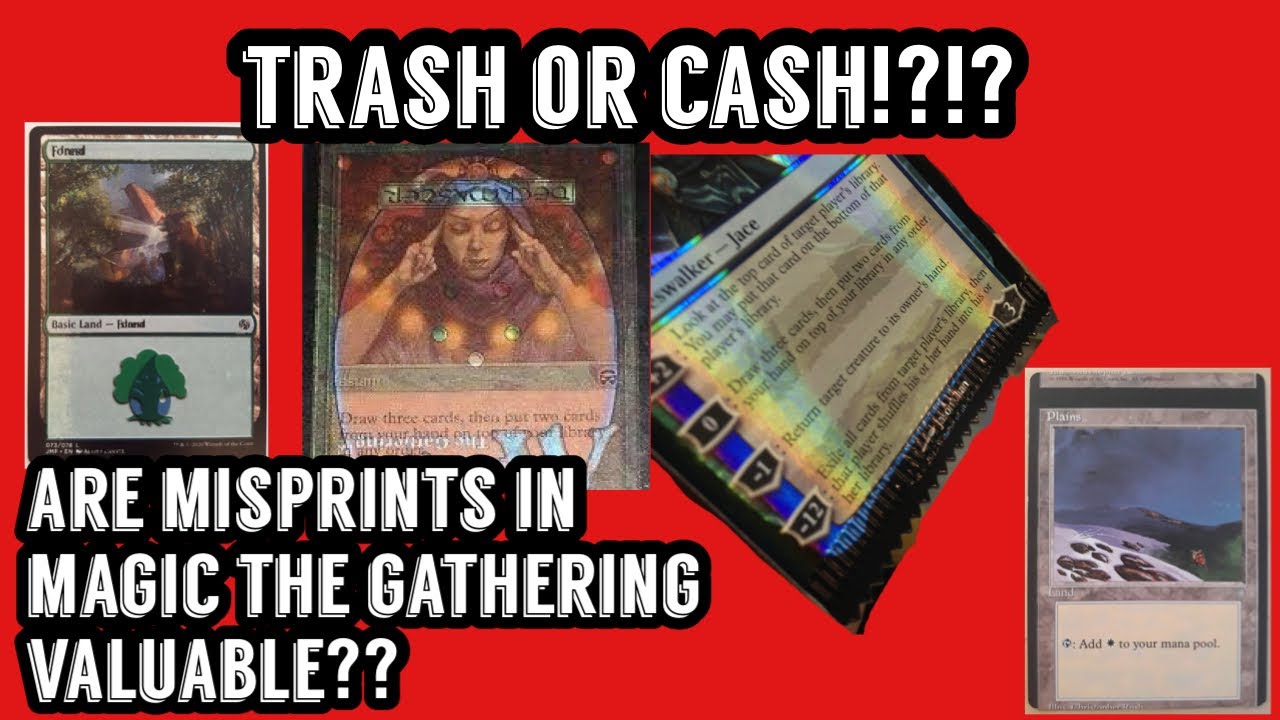 Magic the Gathering Misprints. Are they Valuable?