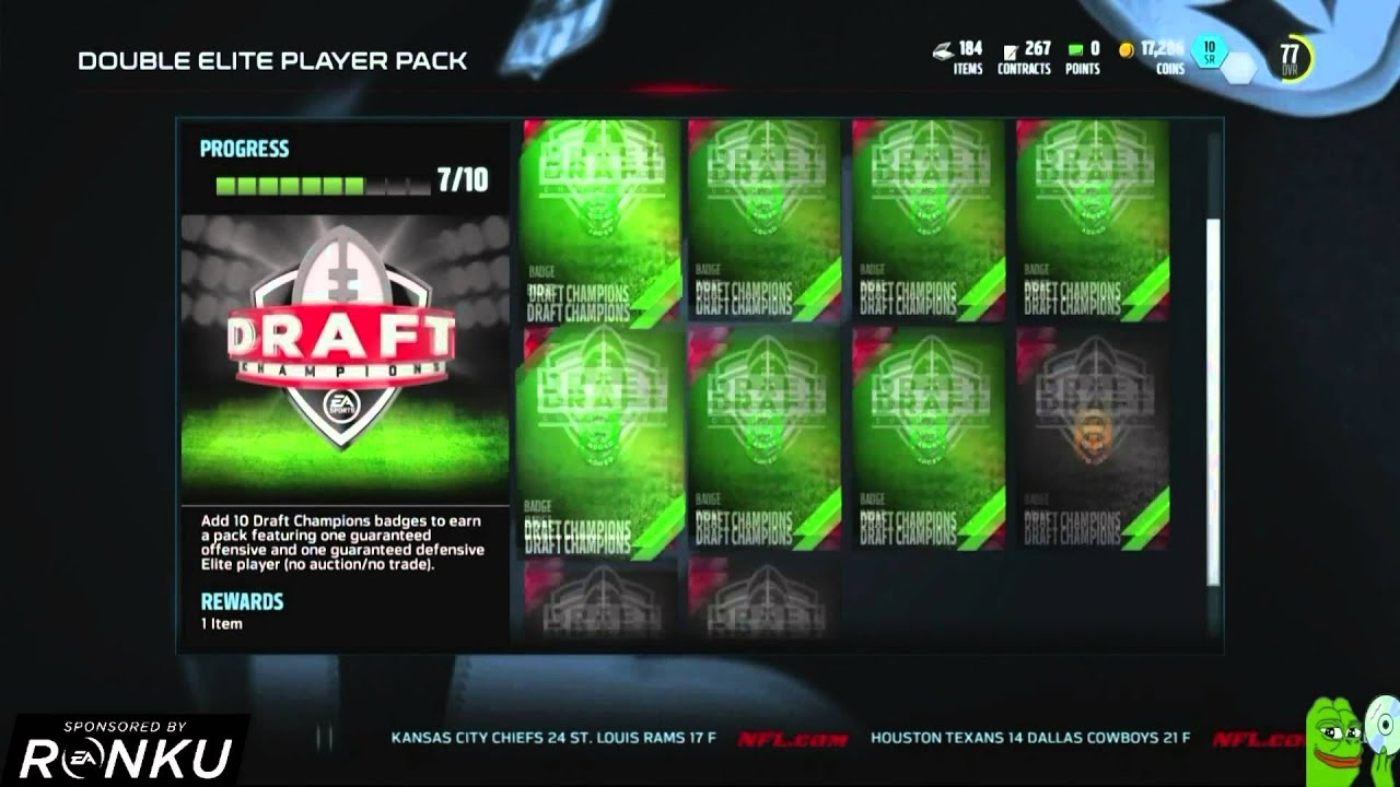 Madden 16 Ultimate Team :: DOUBLE ELITE PLAYER PACK! ::-PS4 Madden 16 Ultimate Team