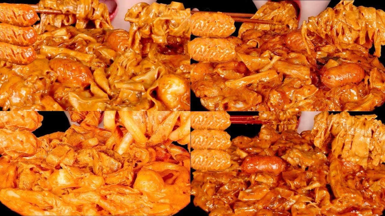 ROSE TTEOKBOKKI COMPILATION 로제 찜닭, 떡볶이 MUKBANG EATING SOUND