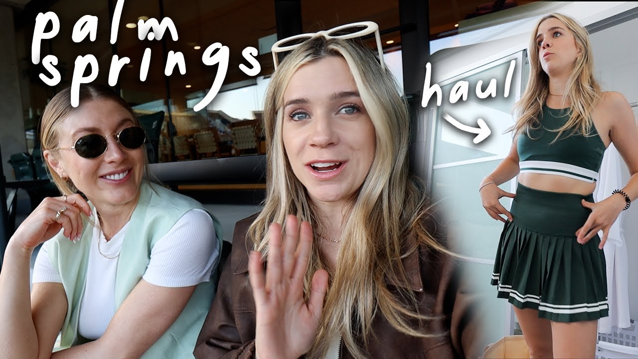 PALM SPRINGS TRIP + tennis clothes haul!