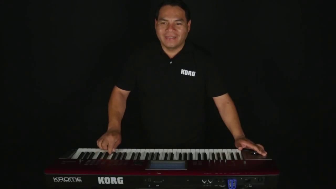 KORG KROME SAMPLES DE CUMBIA PERUANA C: PEDRO ESPINOZA  TECLADISTA