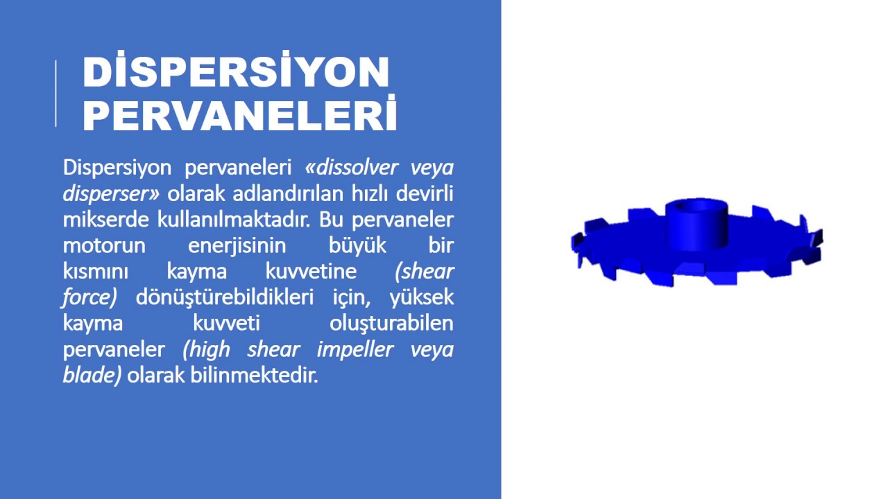 DİSPERSİYON PERVANELERİ | eqptech