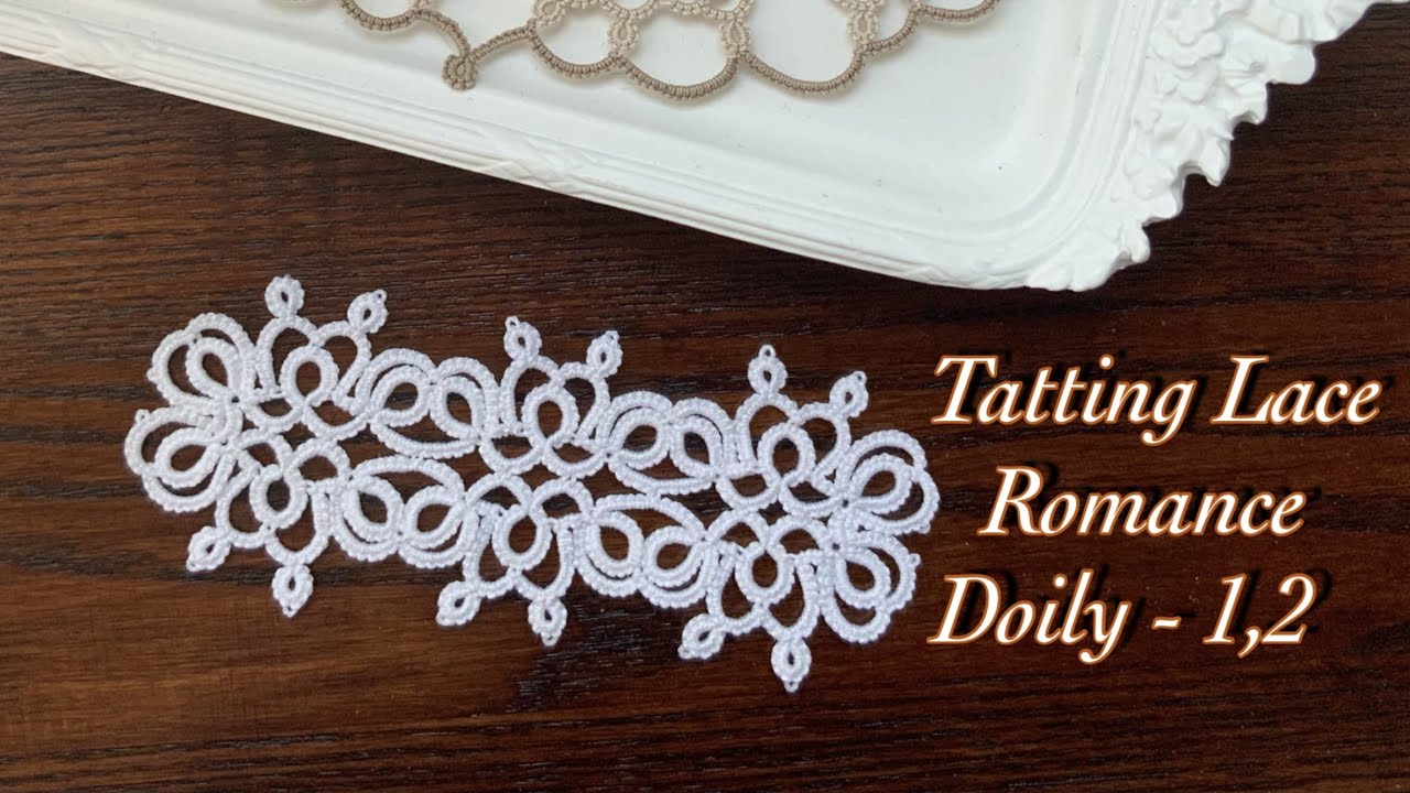Romance Doily Tatting lace Free pattern 로망스 도일리 태팅레이스 무료도안