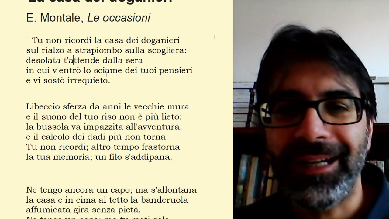 La casa dei doganieri di Eugenio Montale: spiegazione
