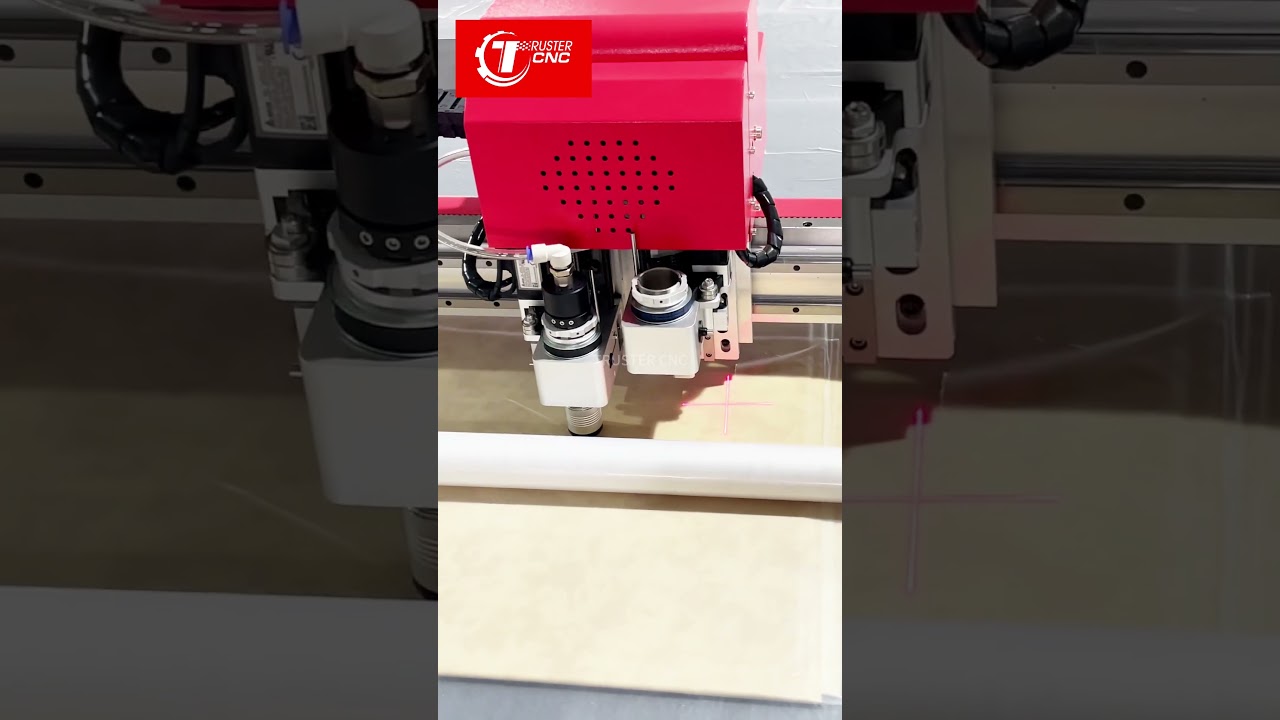 6-layer leather cutting machine with pneumatic knife