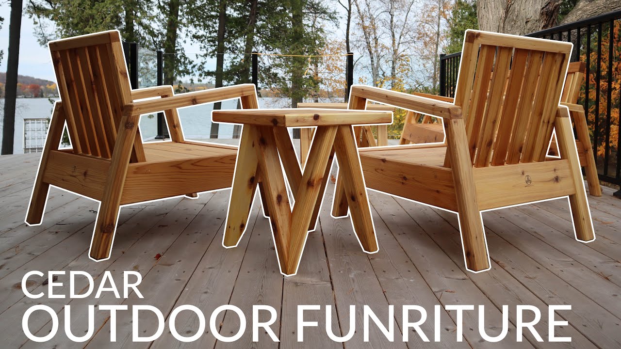 Cedar Outdoor Furniture DIY