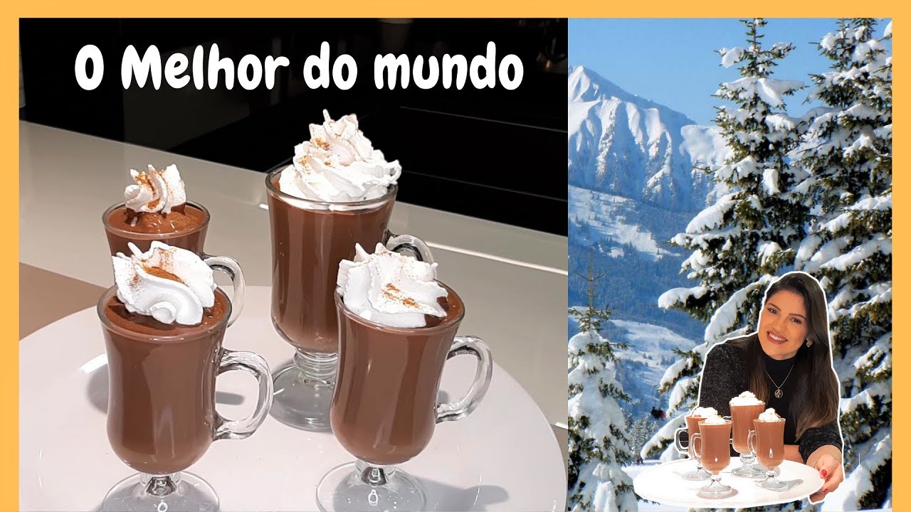 O melhor CHOCOLATE QUENTE direto da Serra - Cozinha da Danni - receitas práticas