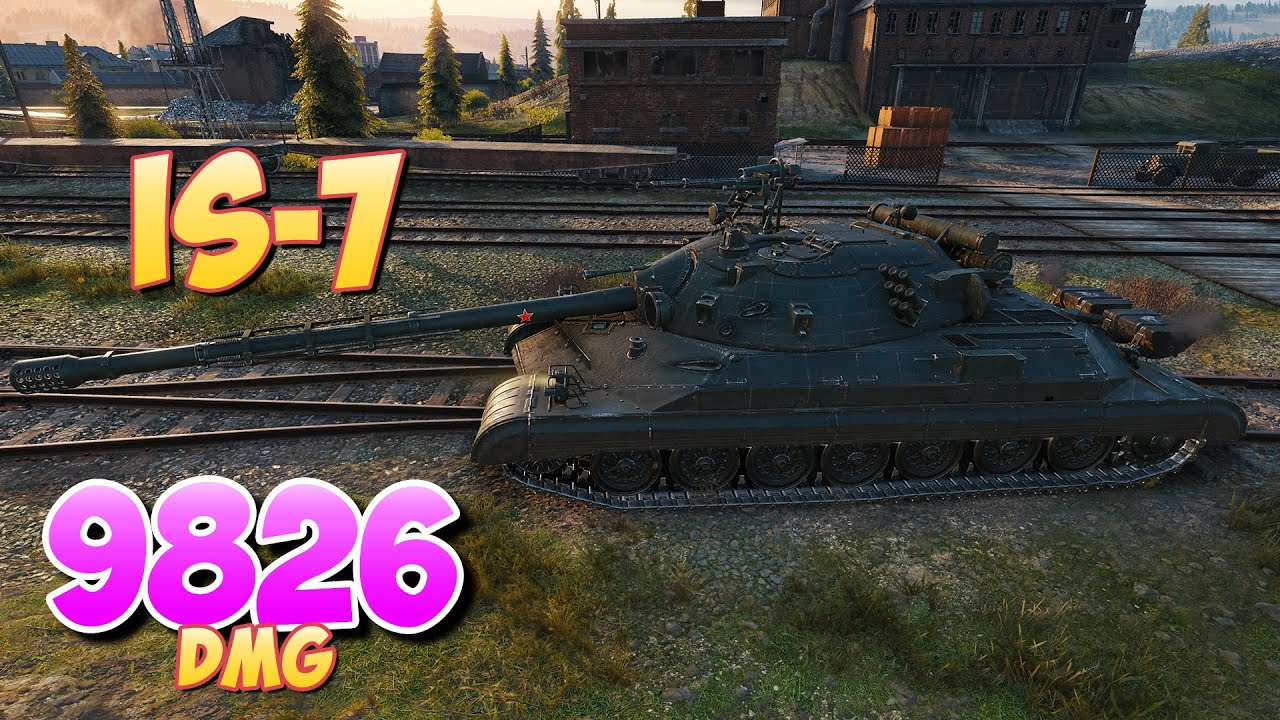 IS-7 - 7 Kills 9.8K DMG &bull; 2 vs 7! &bull; World Of Tanks