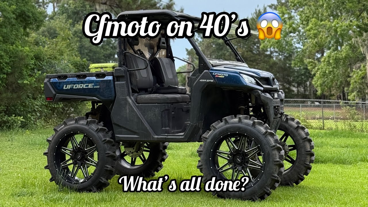 Cfmoto uforce 1000 on 40” tires! | what’s all been done?