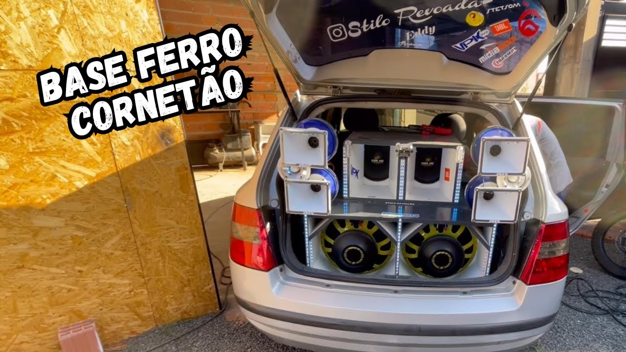 BASE DE FERRO PARA CORNETAS PASSO A PASSO ROBOCOP