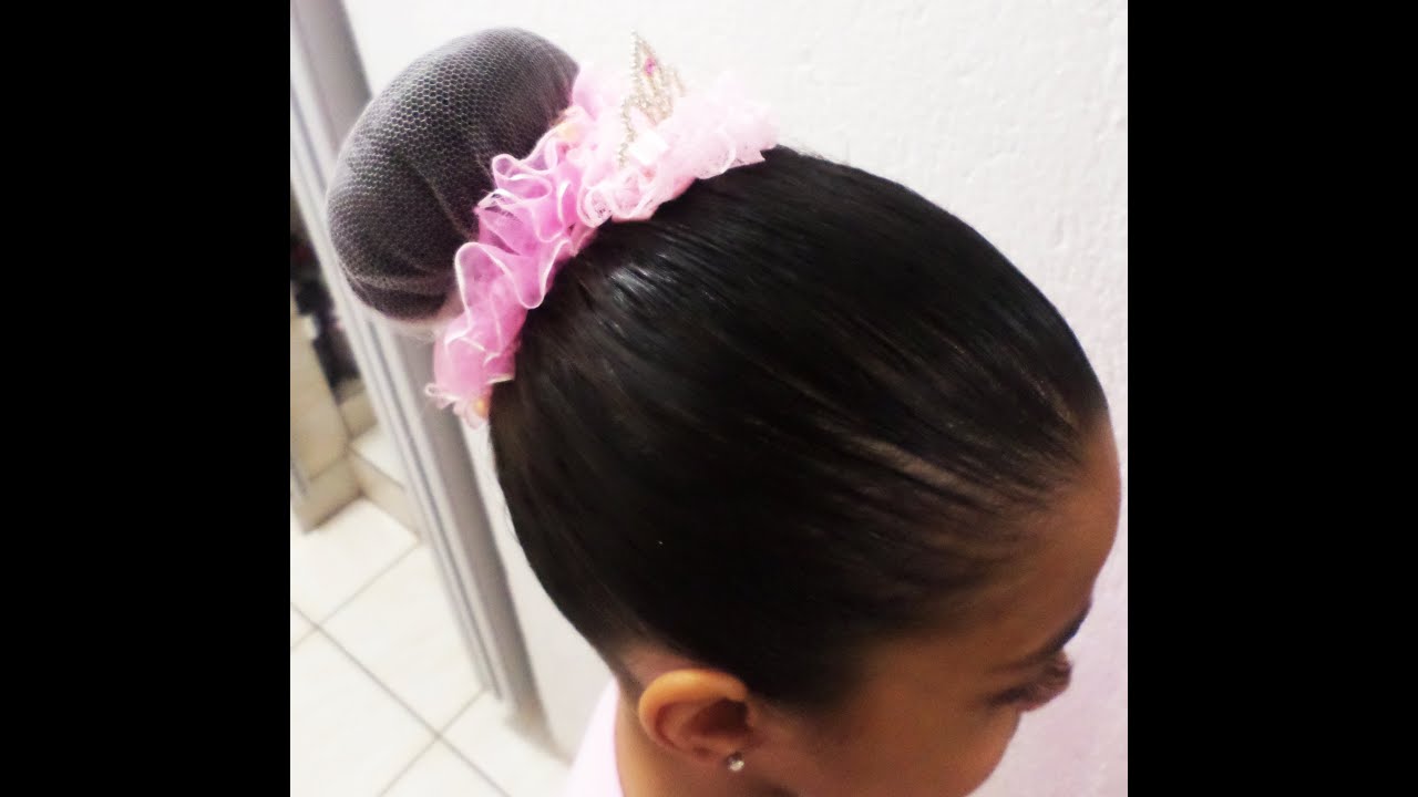 Coque rosquinha para balé ou dia a dia
