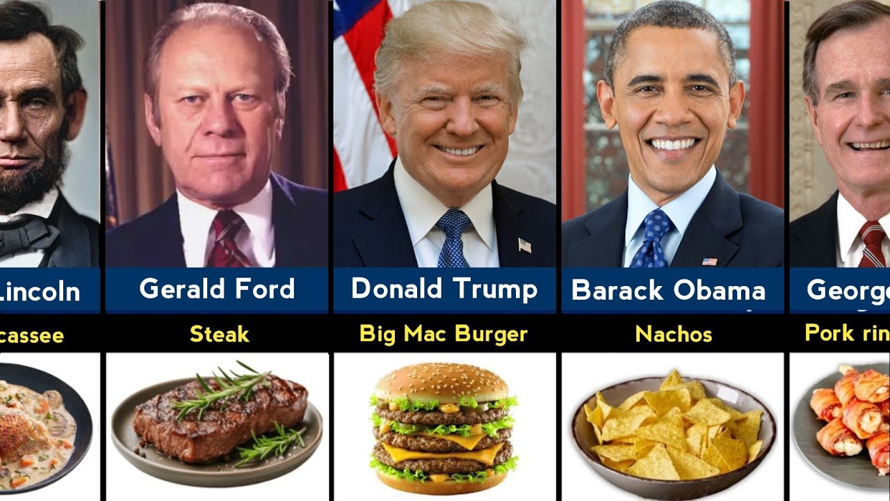 Favorite Food of Every US President 🇺🇸