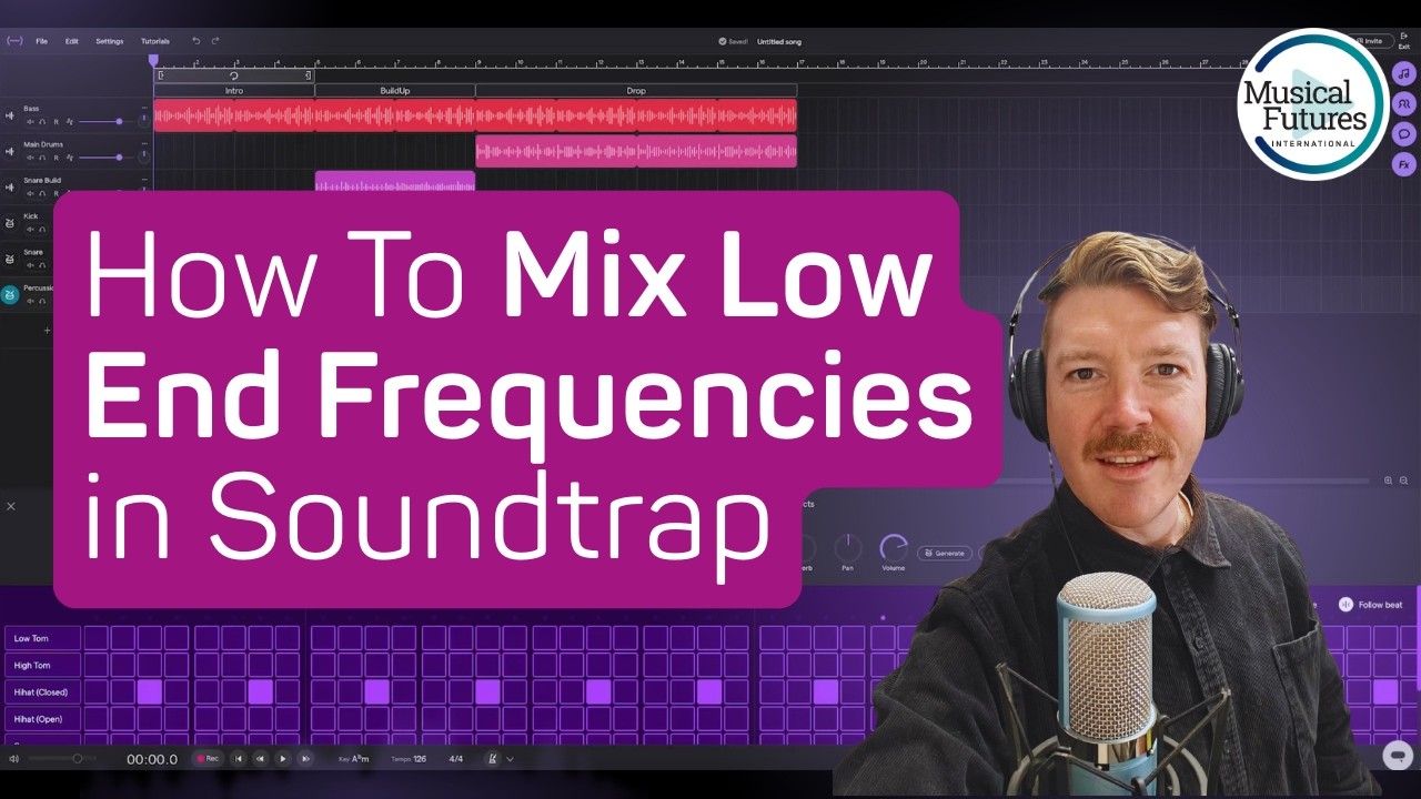 Как микшировать низкочастотный диапазон в Soundtrap