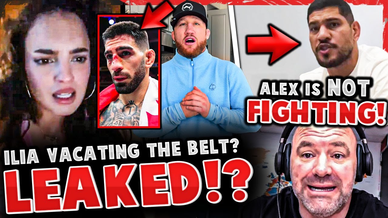 Nina Drama ACCIDENTALLY LEAKS Ilia Topuria VACATING TITLE? Alex Pereira NOT FIGHTING at White House!
