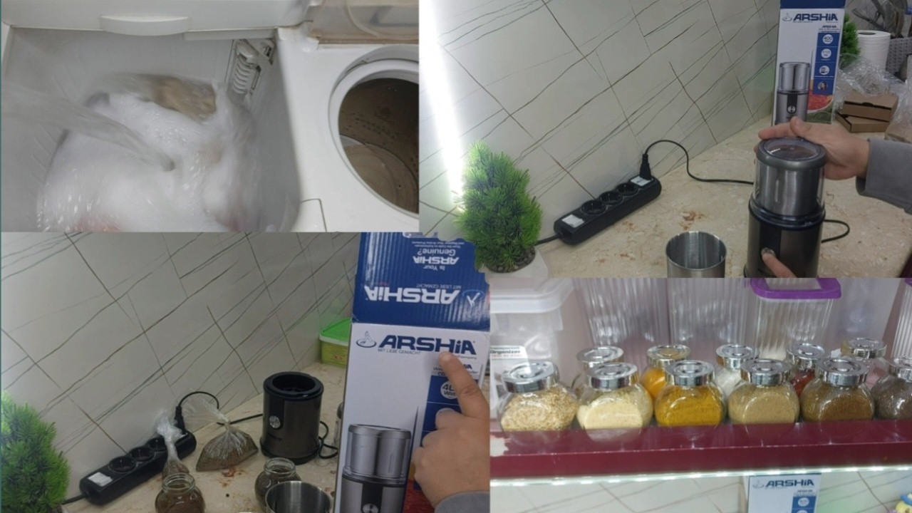 أخيرا المفاجأة🎉 المنتظرة والجهاز الجديد للمطبخ مطحنة بن (توابل) ارشيا
