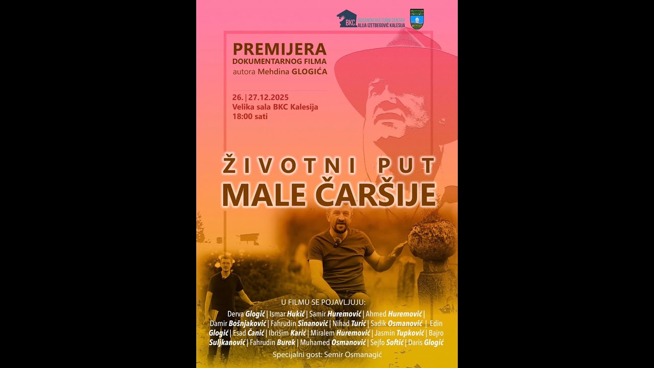 ŽIVOTNI PUT MALE ČARŠIJE