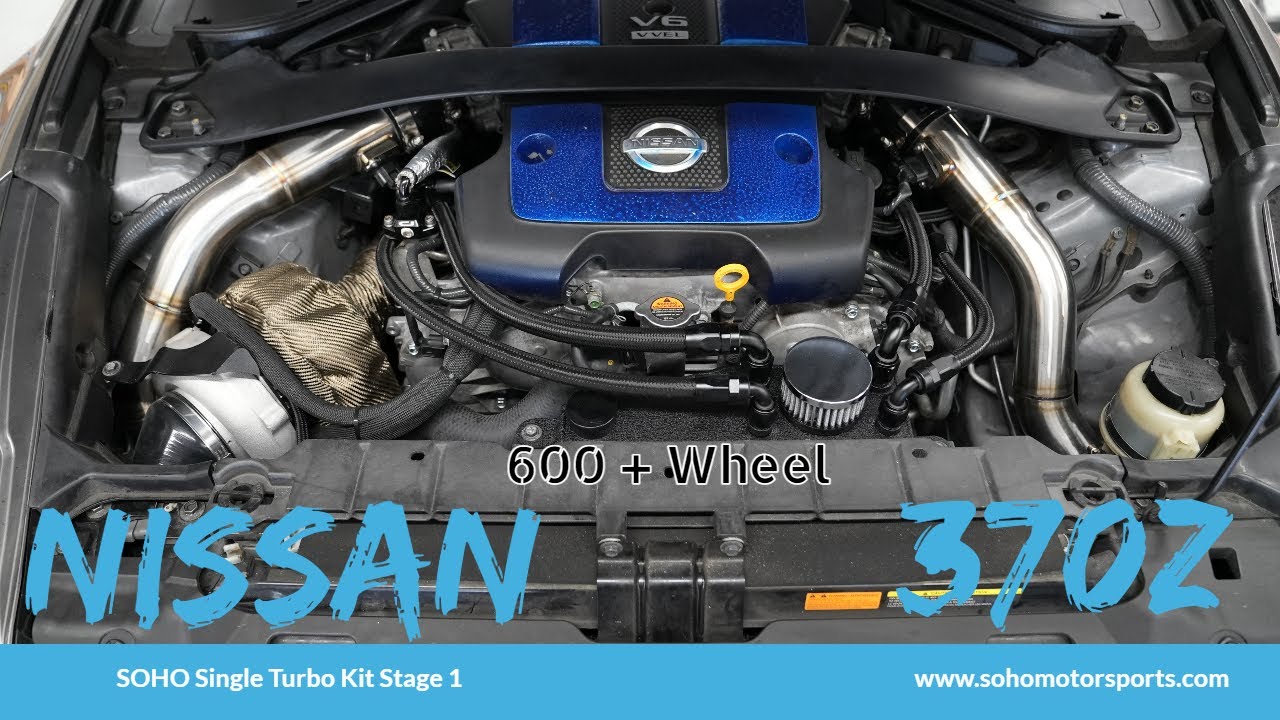 Nissan 370z Goes from Stock to 600 Plus Wheel!