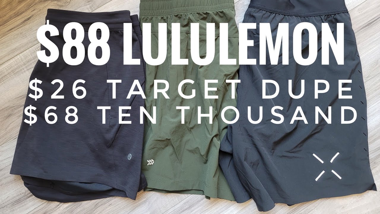 Best Lululemon MENS Shorts No One Talks About Ten Thousand Target All in Motion Workout Crossfit