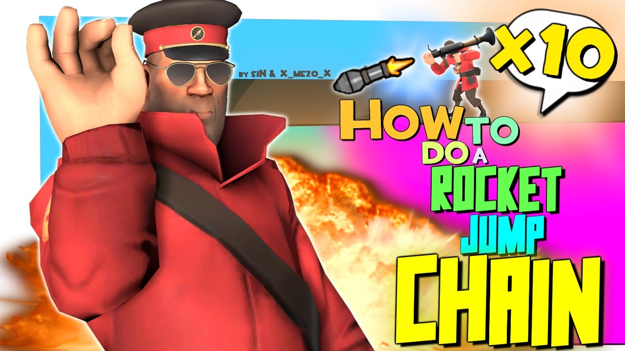 TF2: How to do a rocket jump chain [FUN]