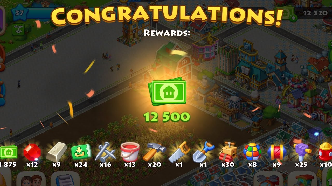 Best Trick to get Township Cash in Pirate Treasure 💰| 100% working Free Cash #shorts