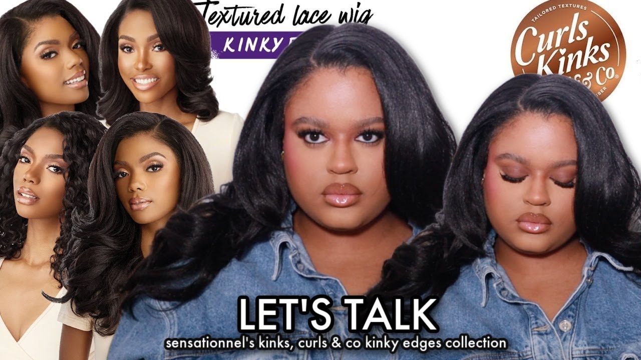 SYNTHETIC KINKY EDGES WIG?! 🤯 Let's TALK Sensationnel Curls Kinks & Co KINKY BLOWOUT 20